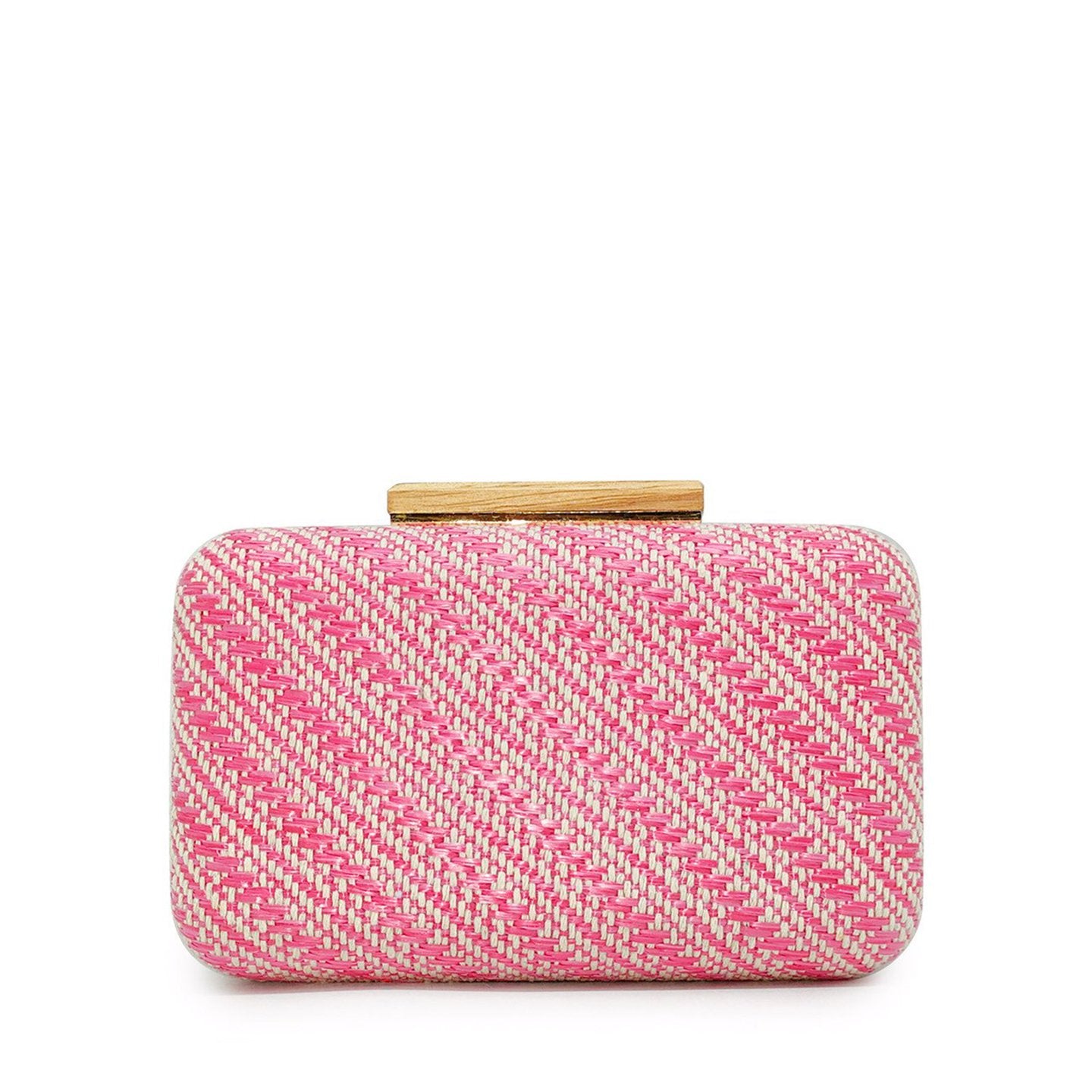 Pochette femme en raphia