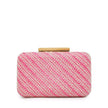 Pochette femme en raphia