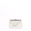 Pochette argent avec chaîne