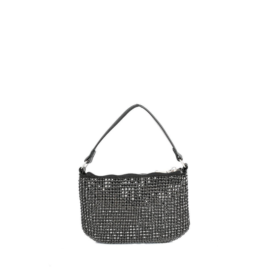 Pochette noir avec brillantes