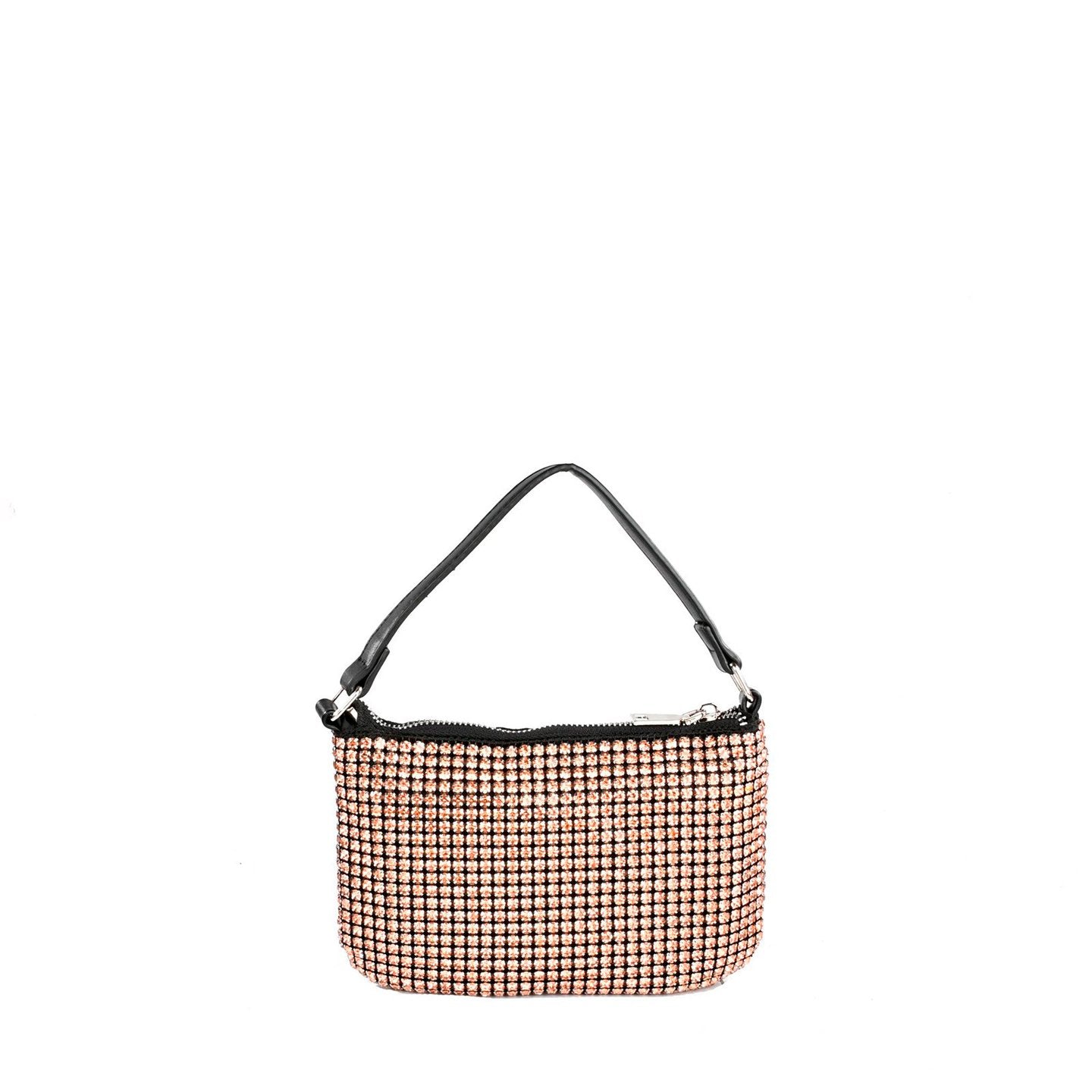 Pochette noir avec brillantes