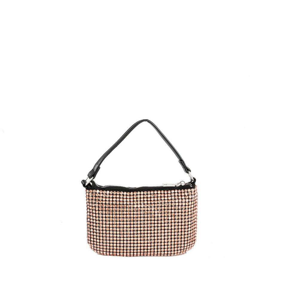Pochette noir avec brillantes