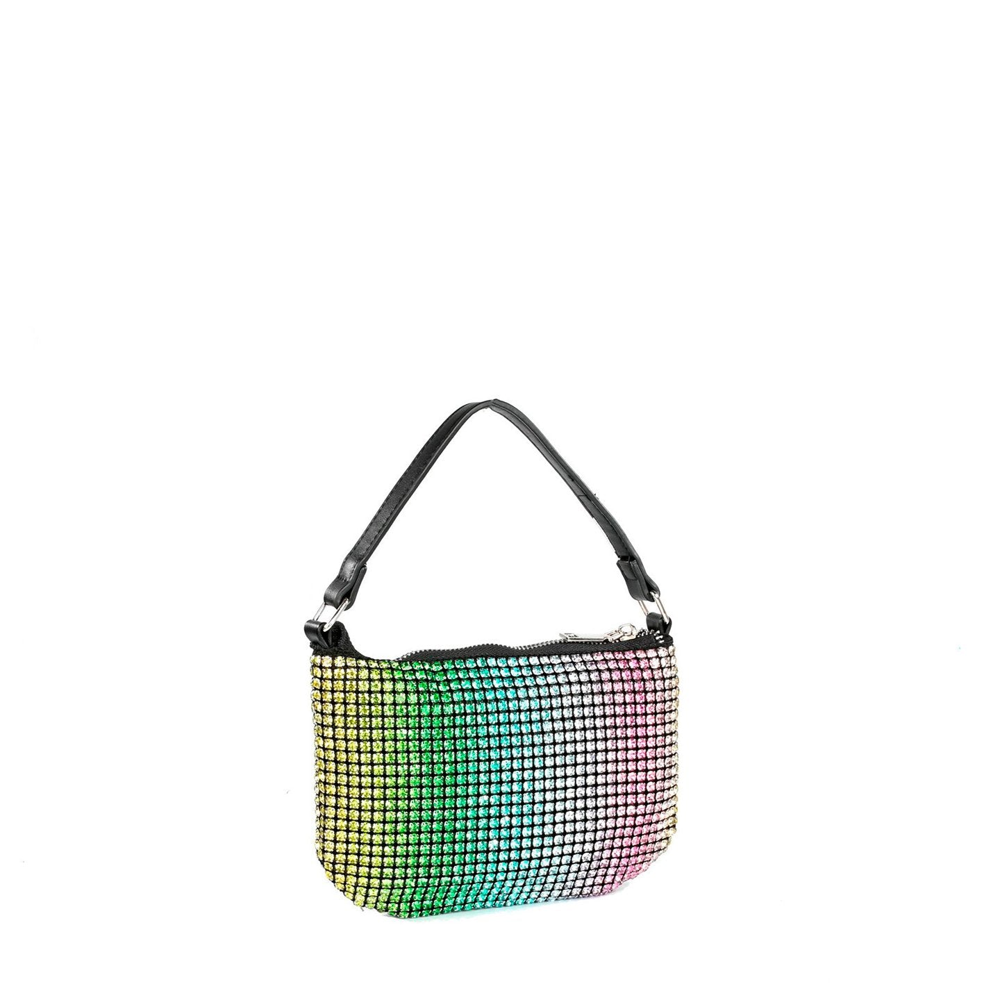 Pochette noir avec brillantes