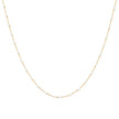 Collier en acier perles blanches