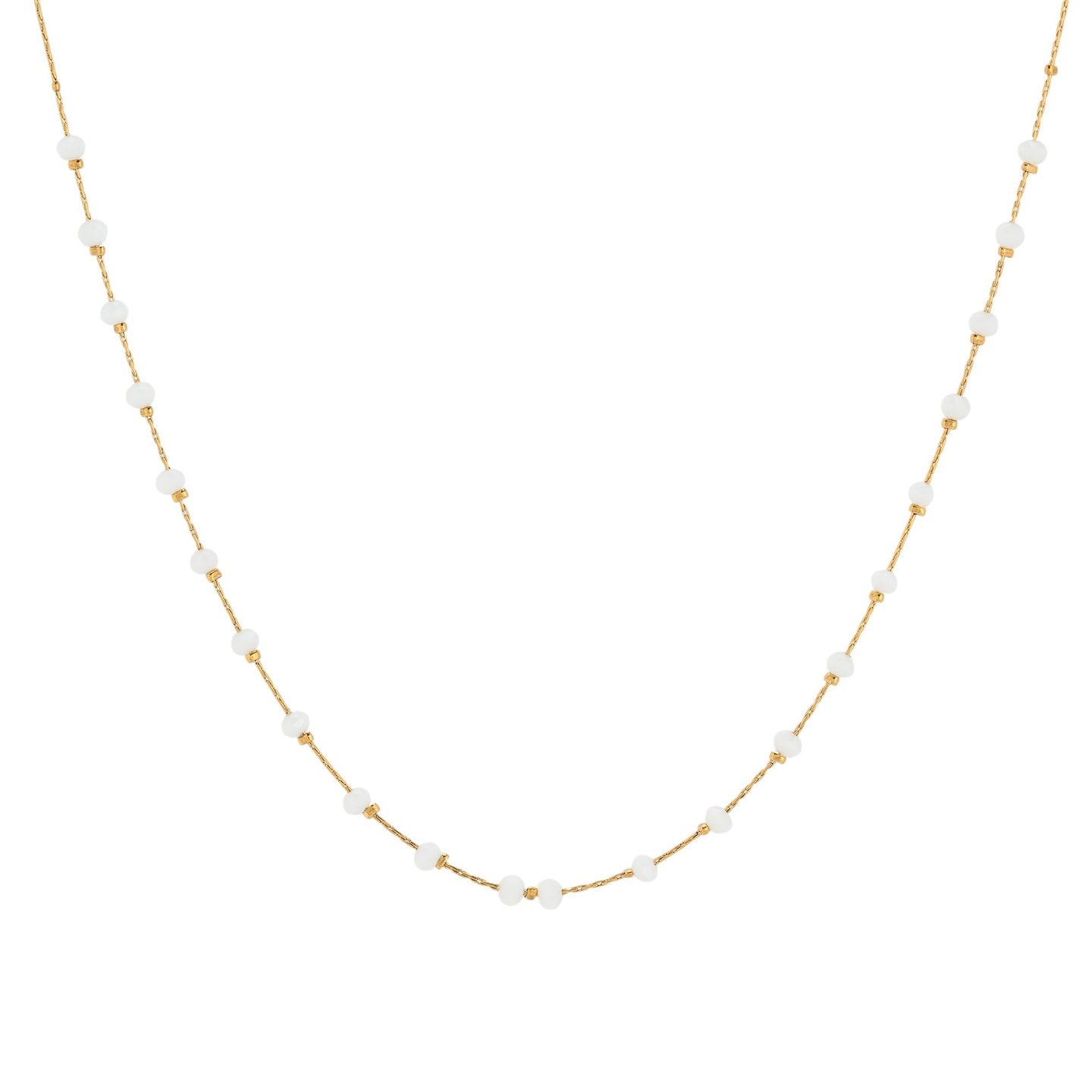 Collier en acier des pierres coloré