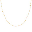 Collier acier avec pierre de couleur