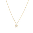 Collier acier et zircones garçon