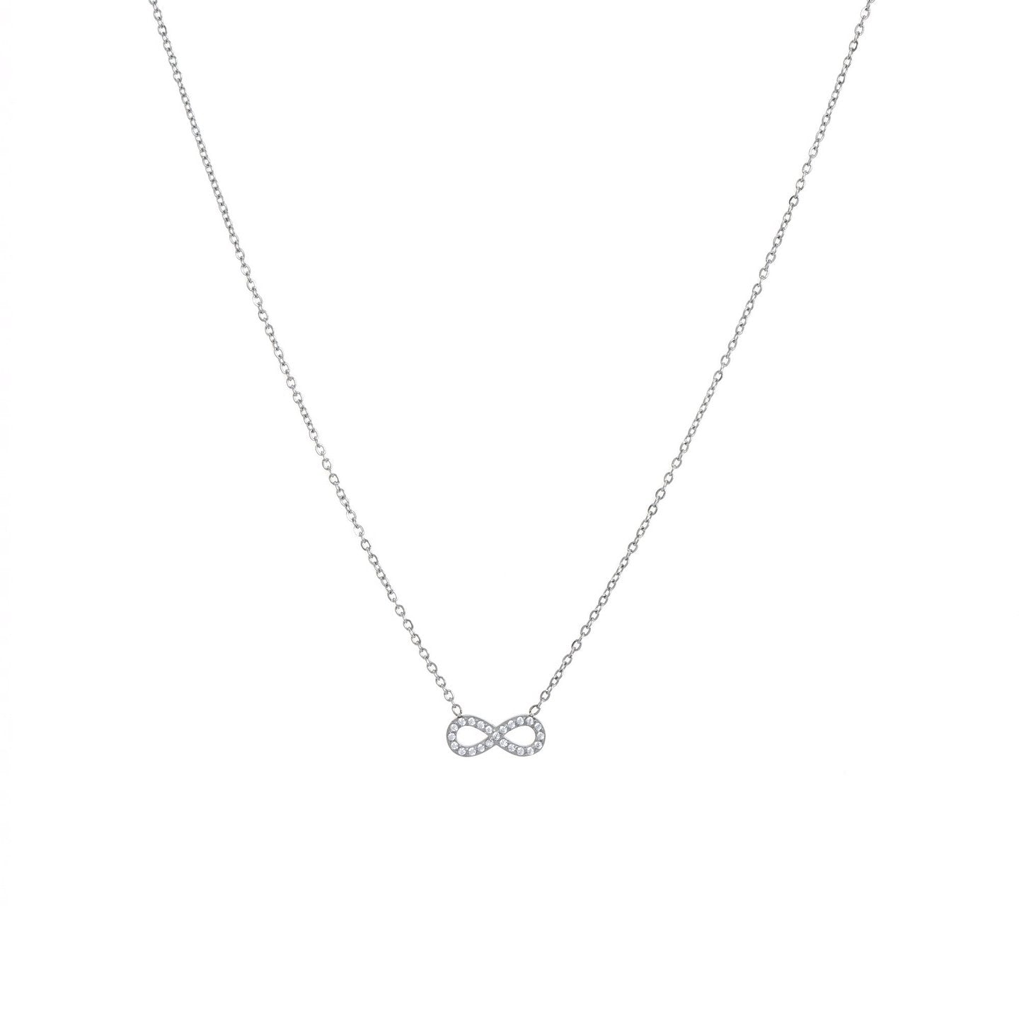 Collier Alba avec infini et zirconias