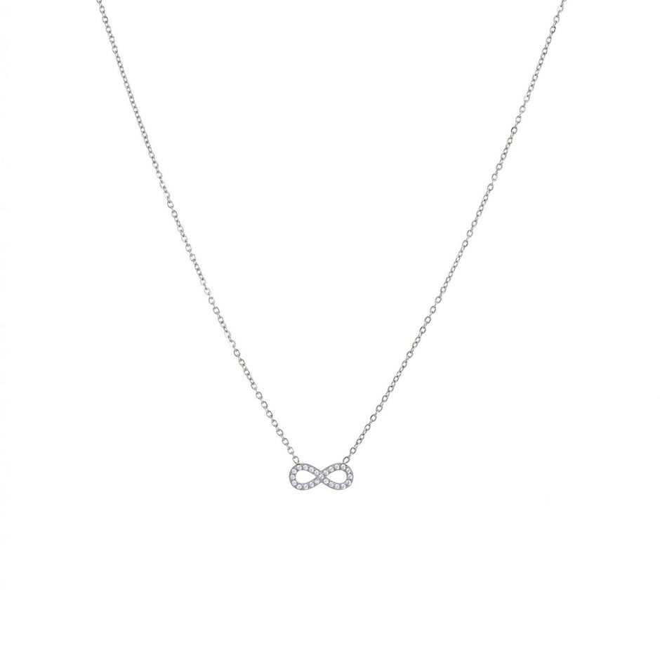 Collier Alba avec infini et zirconias