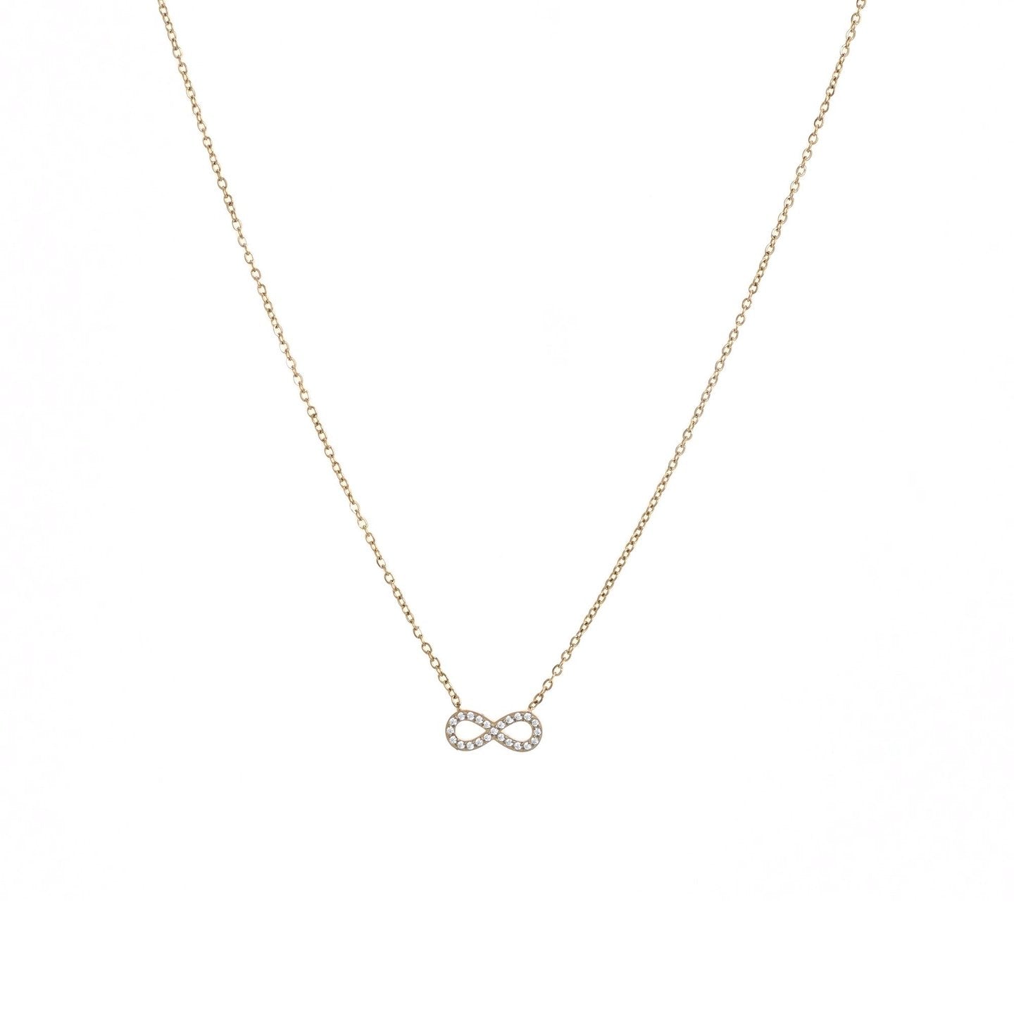 Collier Alba avec infini et zirconias