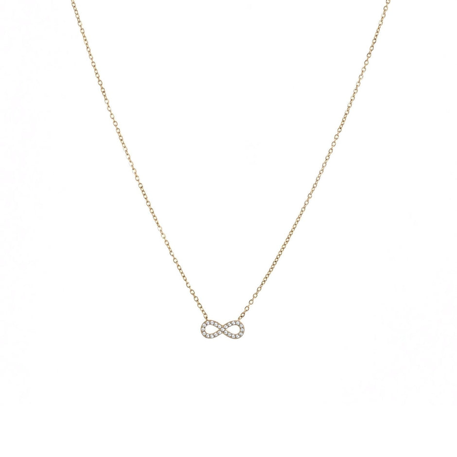 Collier Alba avec infini et zirconias