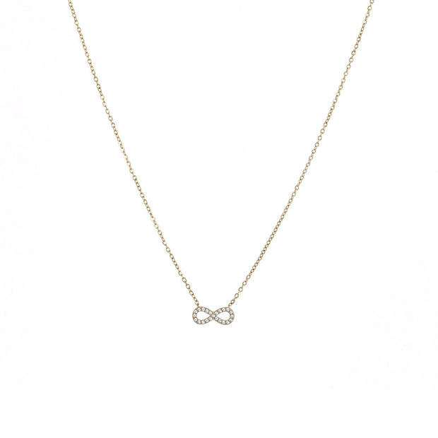 Collier Alba avec infini et zirconias