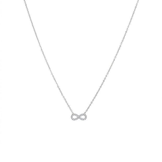 Collier Alba avec infini et zirconias