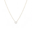 Collier en acier avec zircones