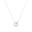 Collier entrelacé avec brillants