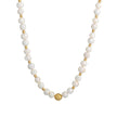Collier perles en plaqué or bola de viana
