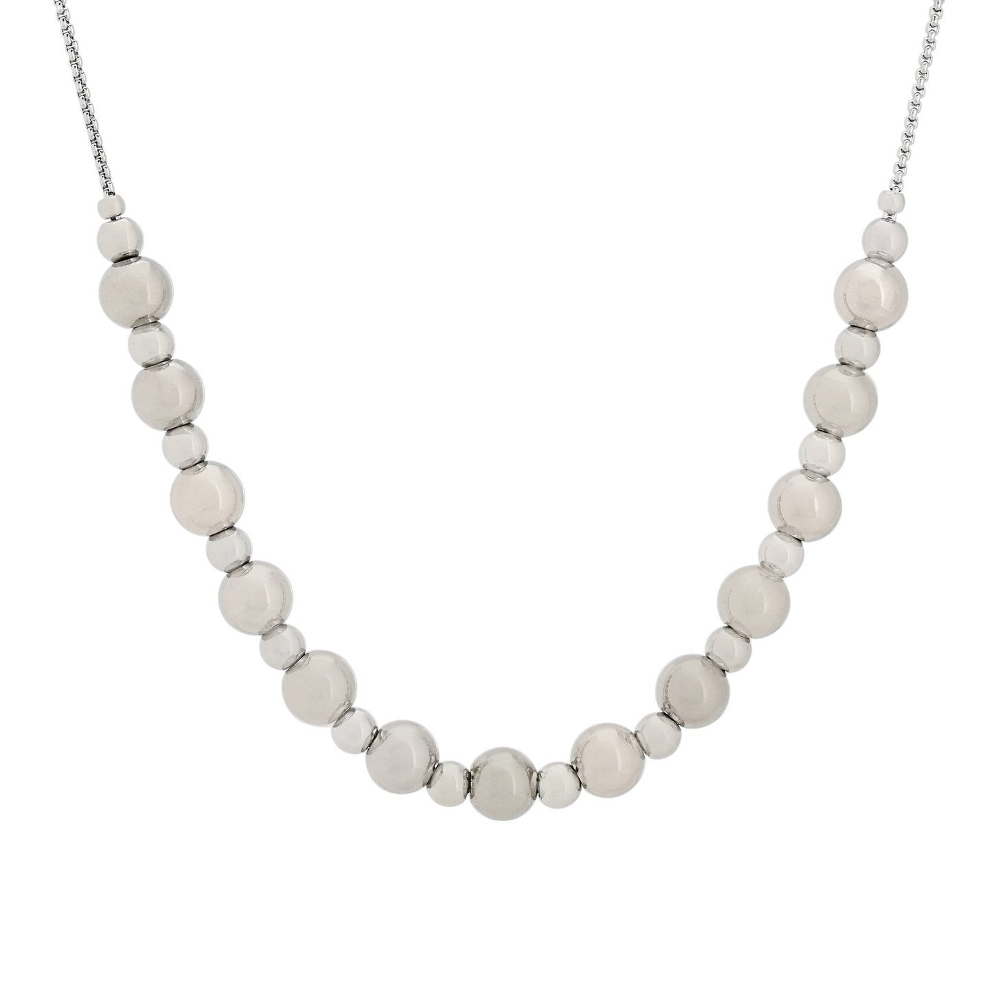 Collier en acier boules avec différentes dimensions