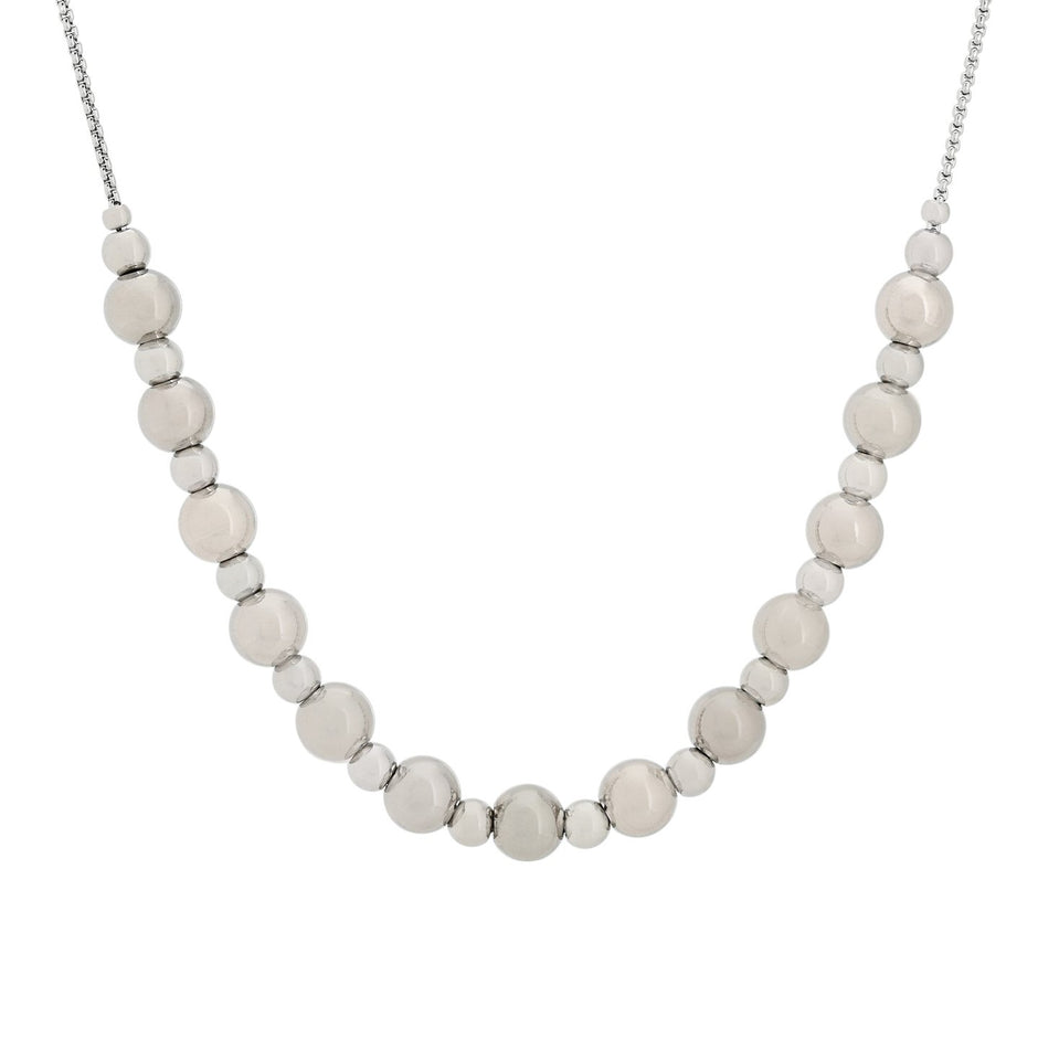 Collier en acier boules avec différentes dimensions