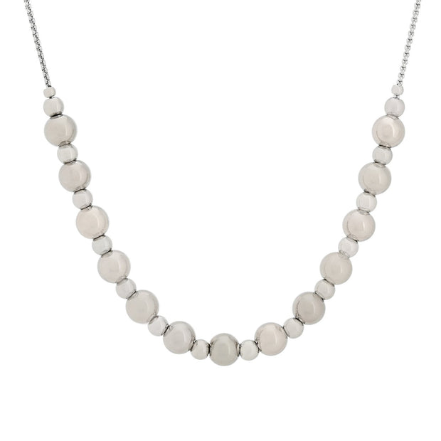 Collier en acier boules avec différentes dimensions
