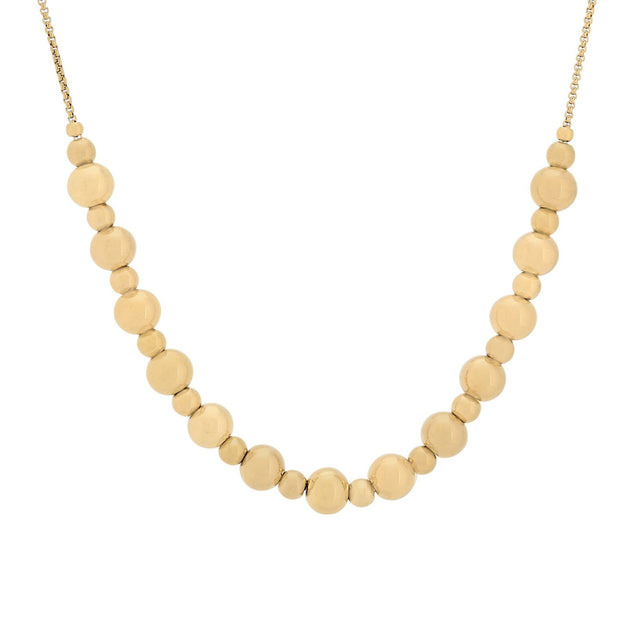 Collier en acier boules avec différentes dimensions