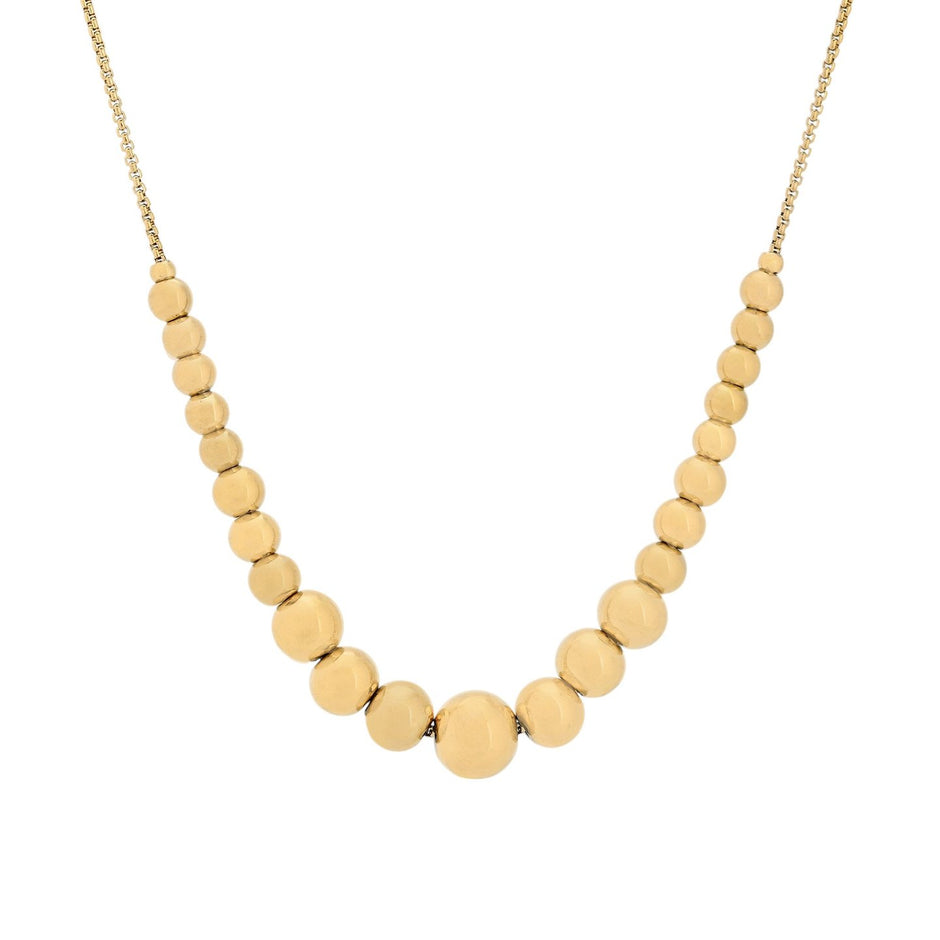 Collier en acier avec billes