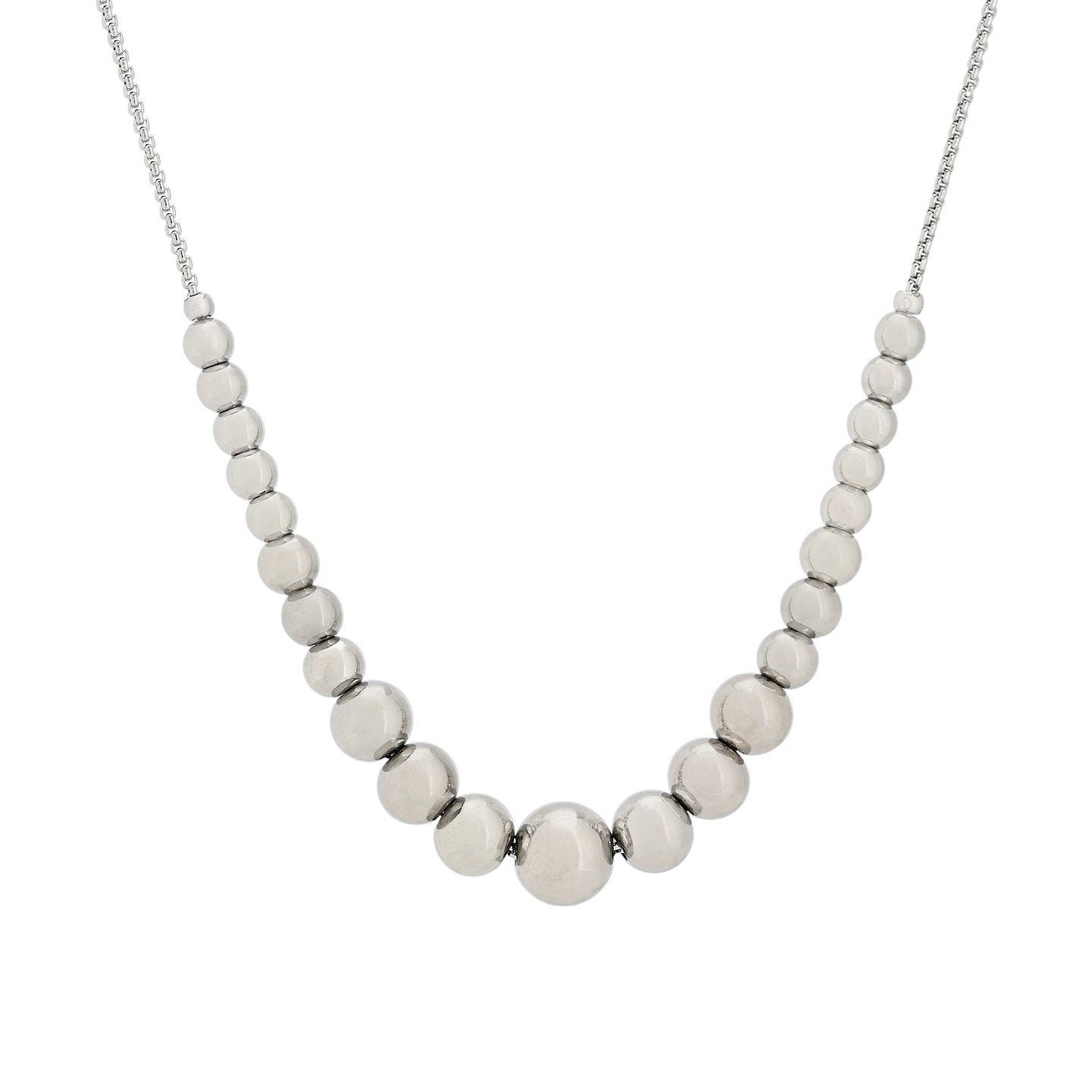 Collier en acier avec billes