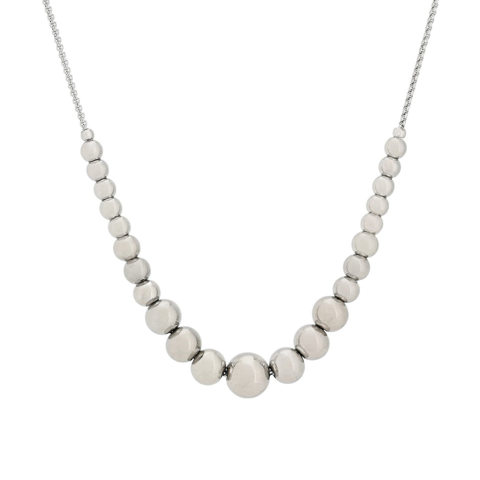 Collier en acier avec billes