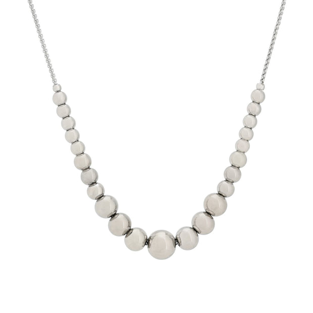 Collier en acier avec billes