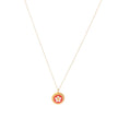 Collier plaqué or fleur traditionnel