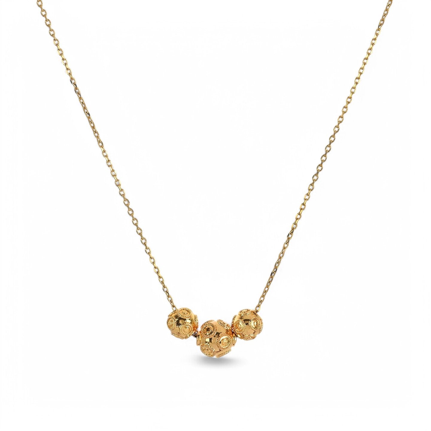 Collier en plaqué or bolsa de viana