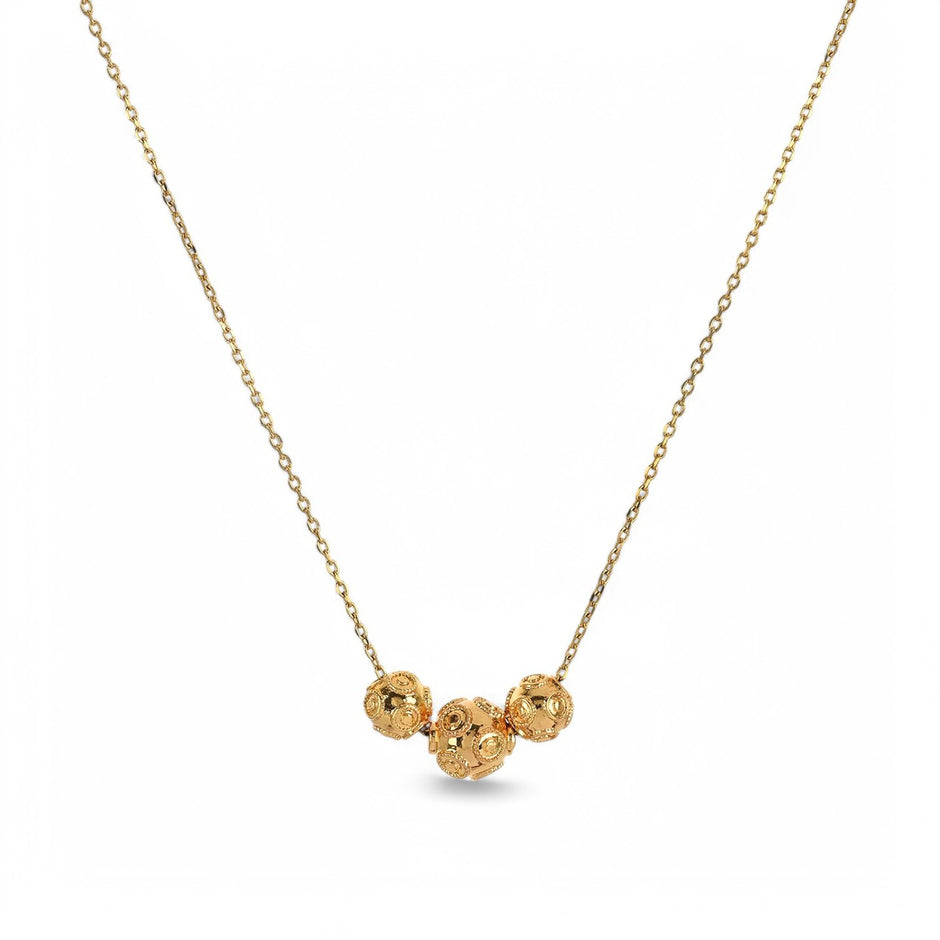 Collier en plaqué or bolsa de viana