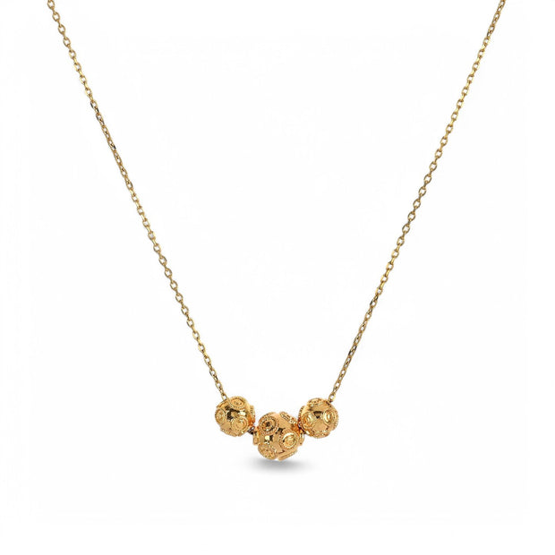 Collier en plaqué or bolsa de viana