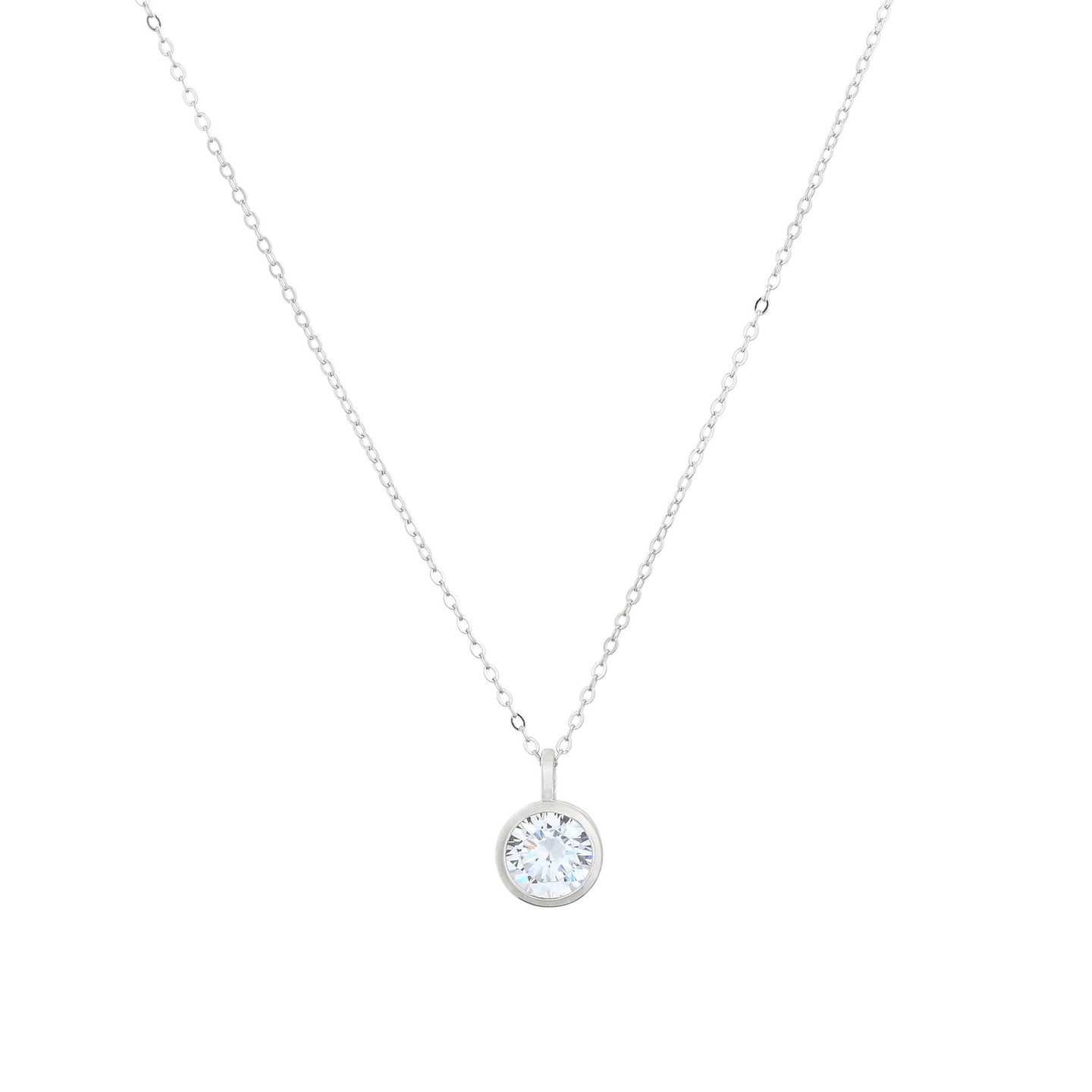 Collier S925 avec brillant