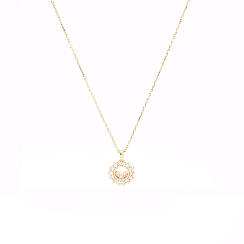 Collier semi précieuses rond irrégulier