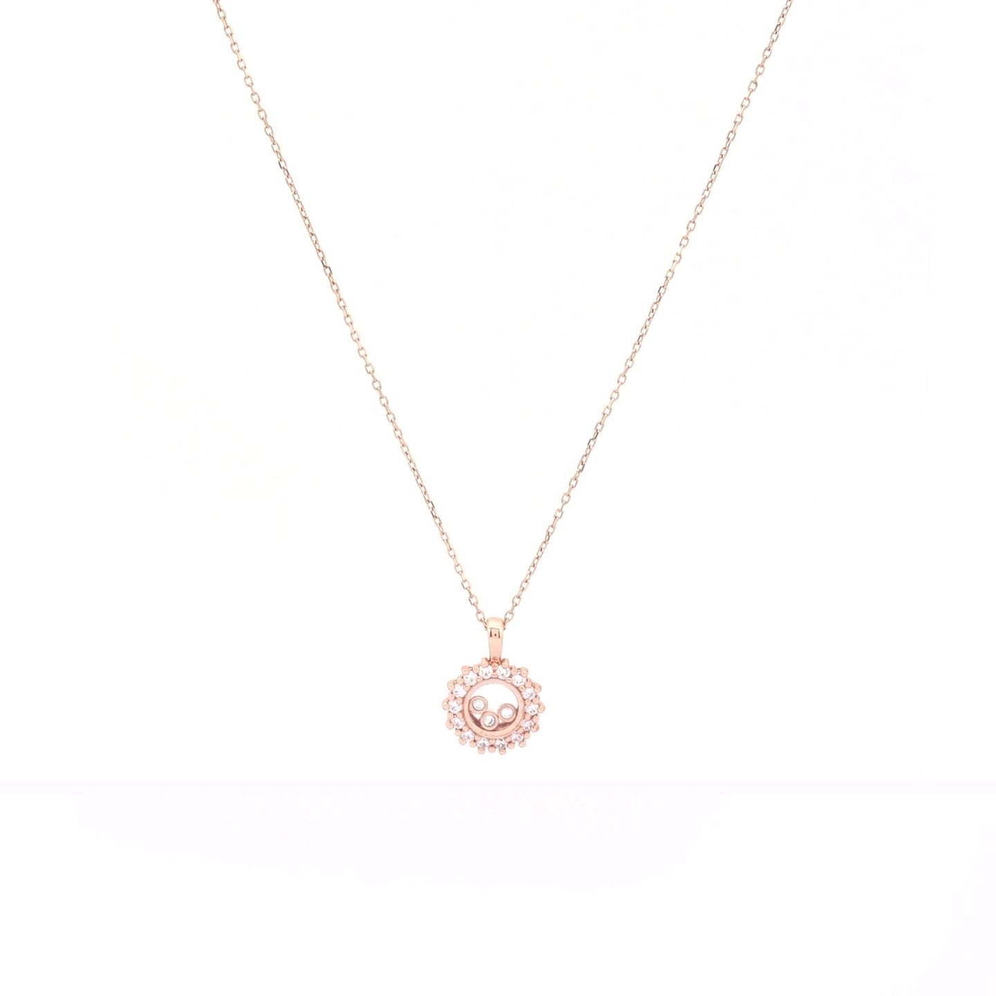 Collier semi précieuses rond irrégulier