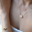 Collier semi précieuses oeil