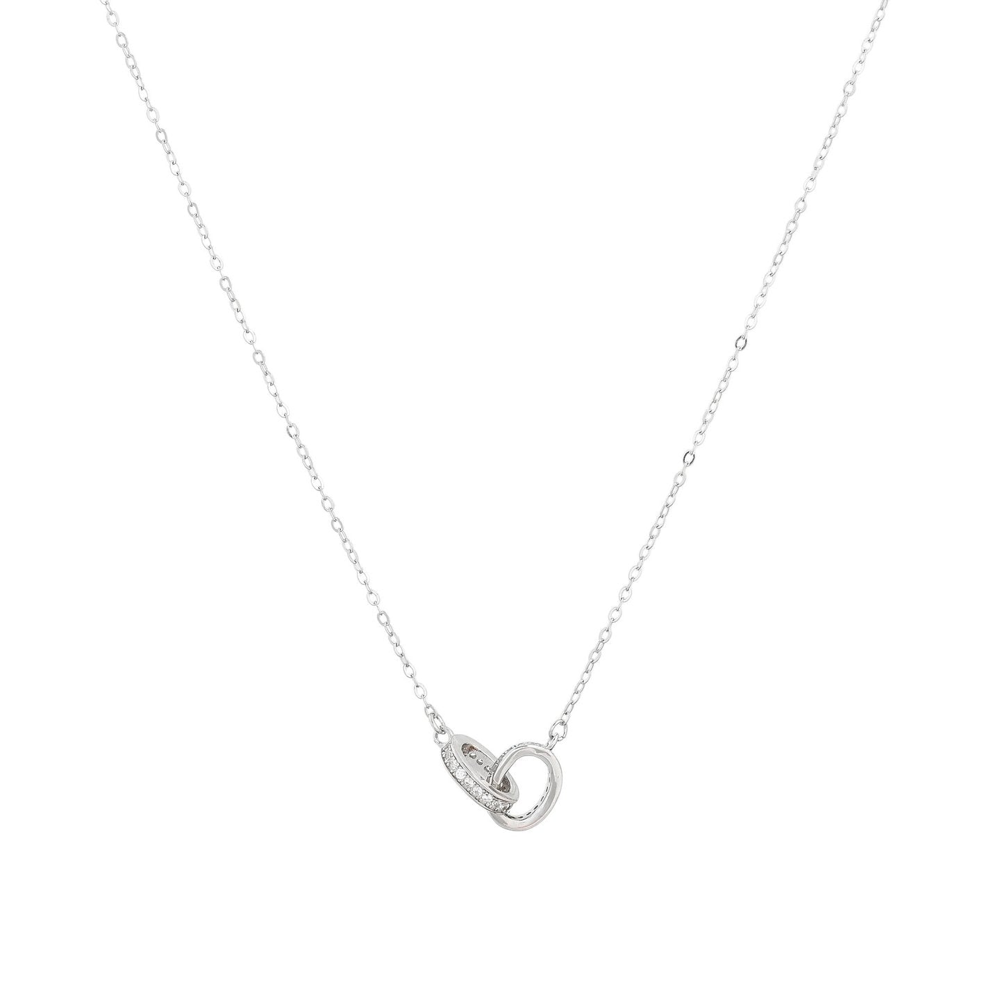 Collier avec cercles entrelacés