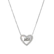 Collier en acier mãe cœur