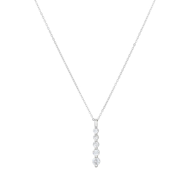 Collier avec cinq brillants