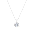 Collier rond avec zirconia