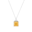 Collier avec pierre carrée