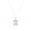 Collier avec pierre carrée