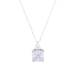Collier avec pierre carrée