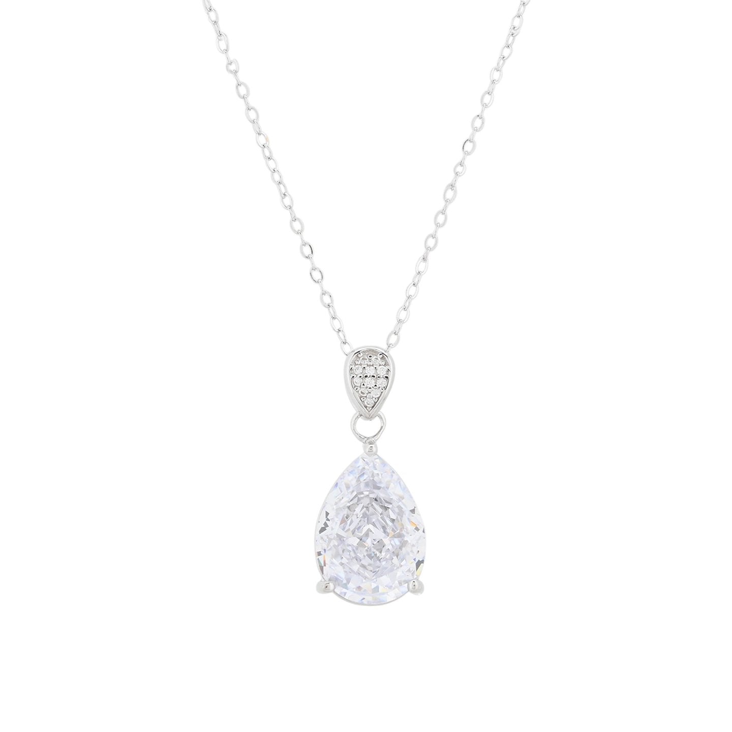 Collier avec pierre ovale