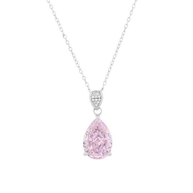 Collier avec pierre ovale
