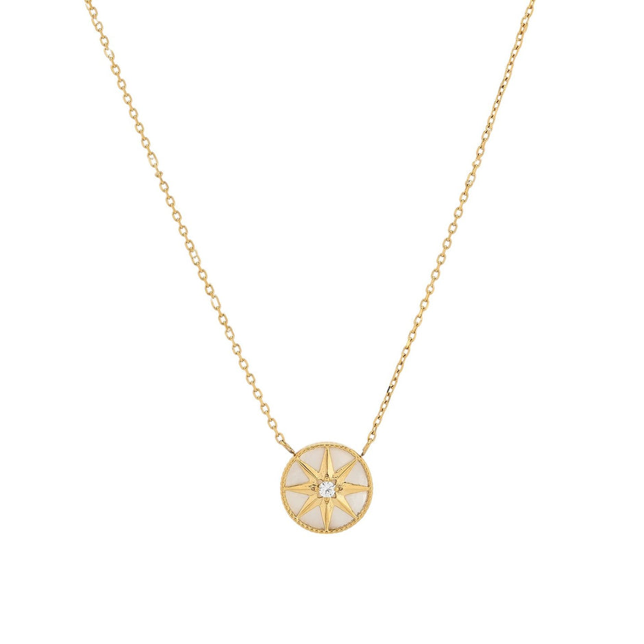 Collier acier étoile