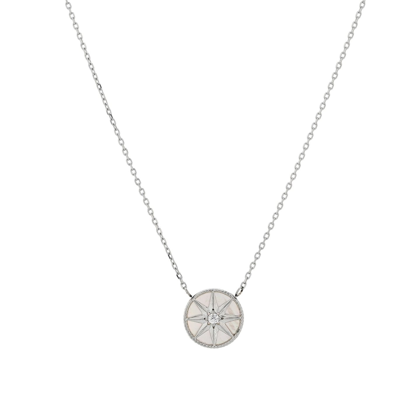 Collier acier étoile