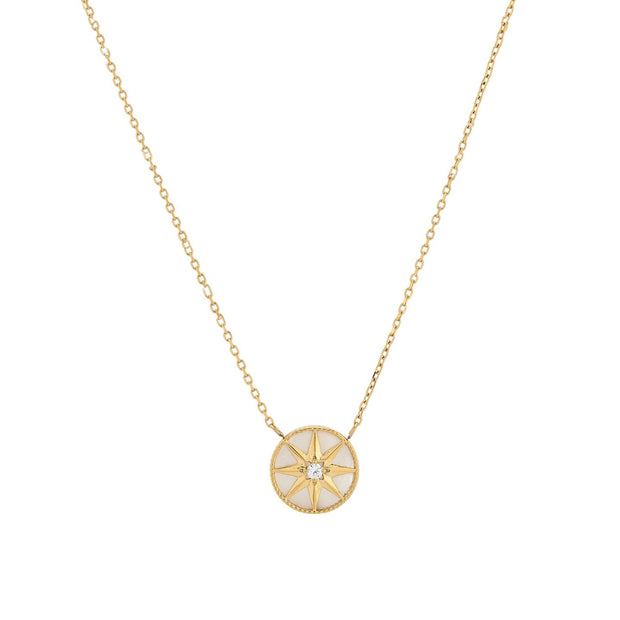 Collier acier étoile