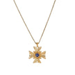 Collier Portugal croix bleue
