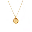 Collier en plaqué or grand fleur traditionnel